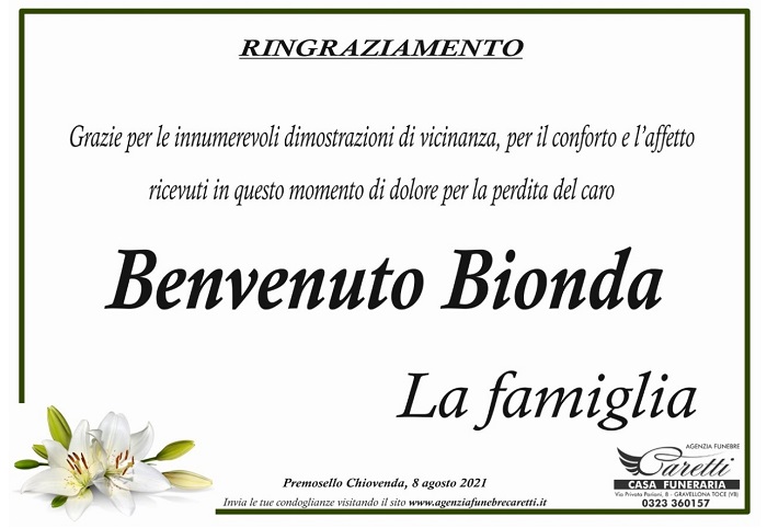 ring Bionda Benvenuto
