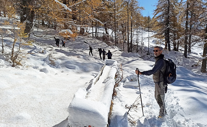 ciaspolata neve escursione montagna cairasca fabbri