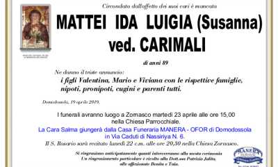 ANNUNCIO MATTEI IDA