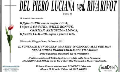 FUNEBRE DEL PIERO LUCIANA