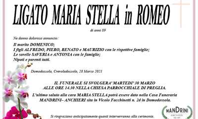 FUNEBRE LIGATO MARIA STELLA