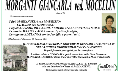 FUNEBRE MORGANTI GIANCARLA