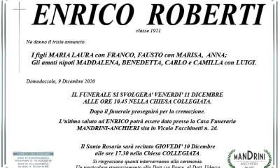 FUNEBRE ROBERTI ENRICO