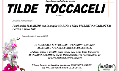 FUNEBRE TILDE TOCCACELI