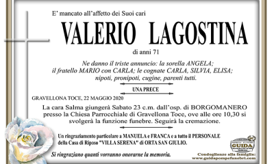 LAGOSTINA VALERIO