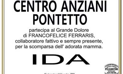 Partecipazione Centro Anziani Pontetto per Ida