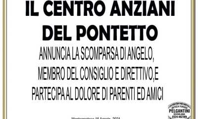 Partecipazione Centro Anziani del pontetto per Angelo Molini
