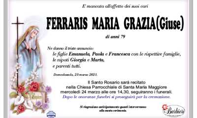 annuncio Ferrari Maria Grazia