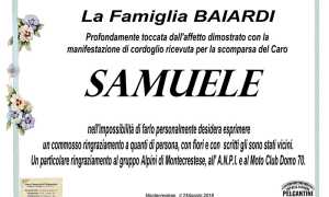 baiardi ringraziamento