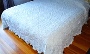 copriletto uncinetto