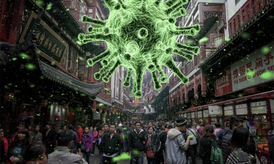 epidemia via virus disegno