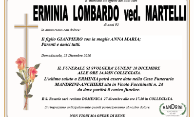 funebre ERMINIA LOMBARDO