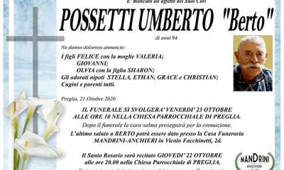 funebre POSSETTI UMBERTO