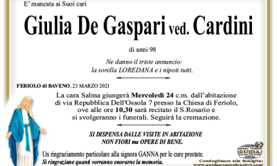 giulia DE GASPARI