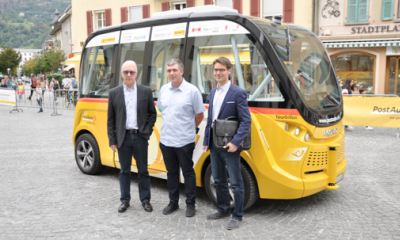 minibus elettrico svizzera foto walliser bote