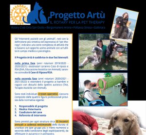 Progetto Artù- Il Rotary per la Pet Therapy