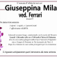 Giuseppina Milani Ved. Ferrari