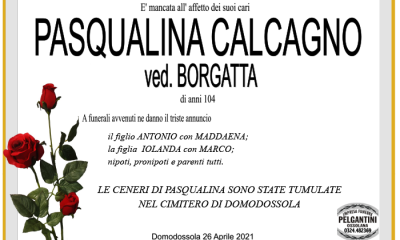 pasqualina borgatta CALCAGNO