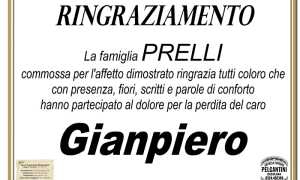 ringraziamento prelli