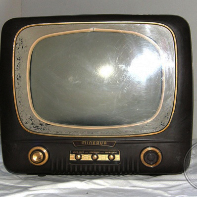 televisore minerva vintage