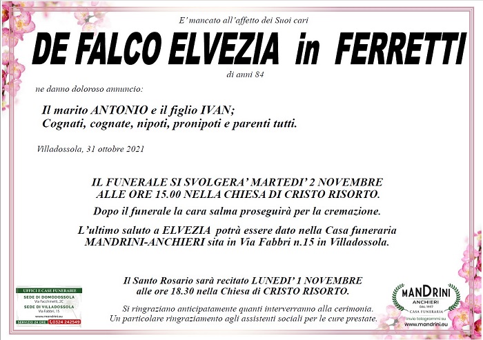 De Falco Elvezia in Ferretti