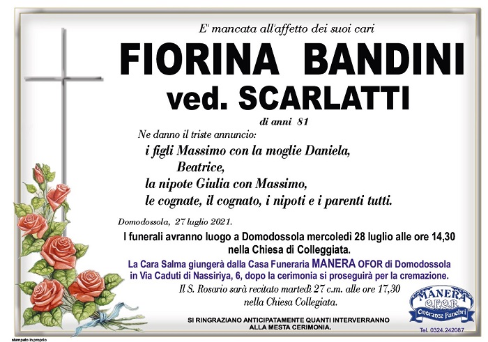 Florina Bandini ved. Scarlatti