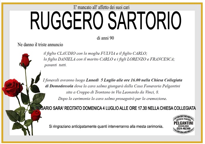 RUGGERO SARTORIO