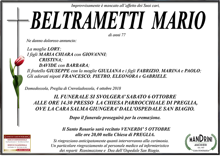 beltrametti mario