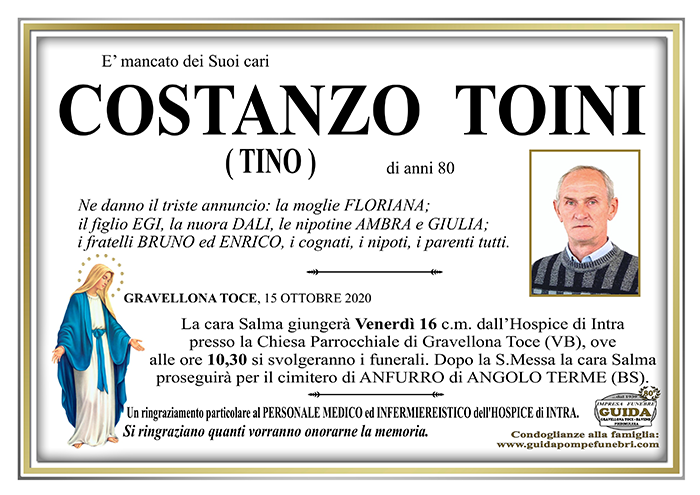 costanzo TOINI