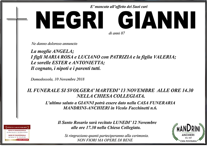 gianni negri