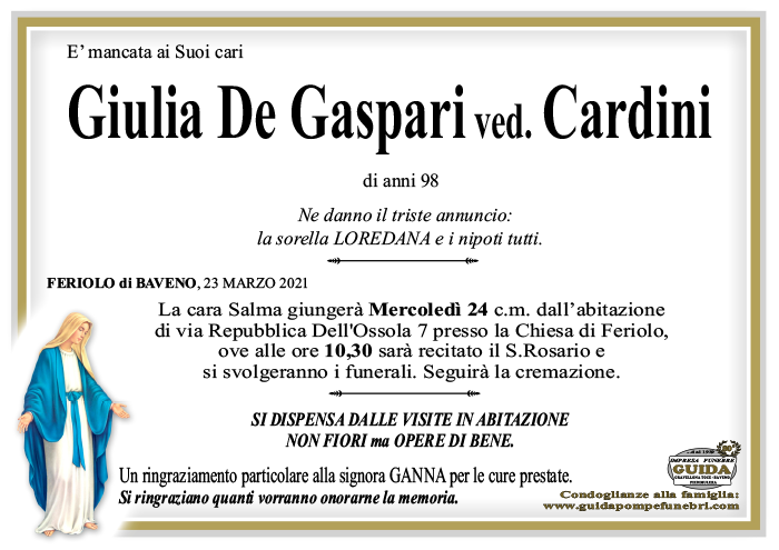 giulia DE GASPARI