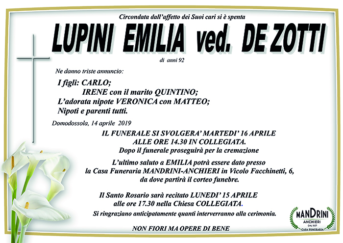 lupini emilia