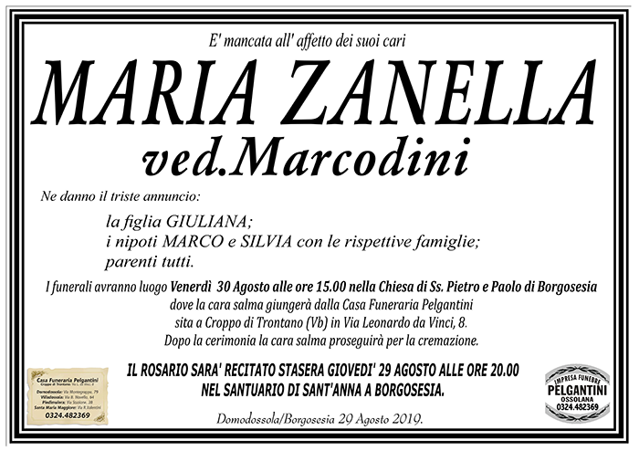 maria ZANELLA