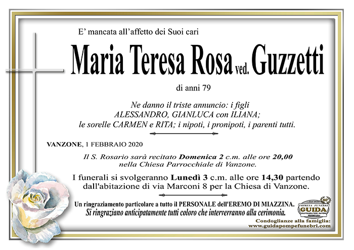 maria teresa ved guzzettiROSA