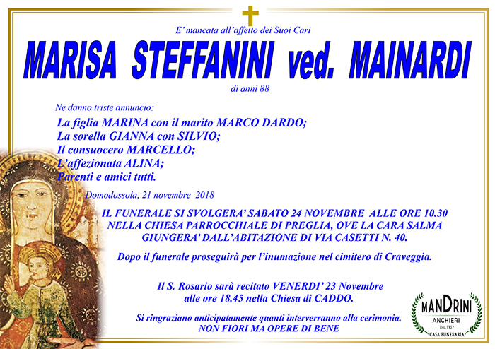 marisa steffanini ved mainardi