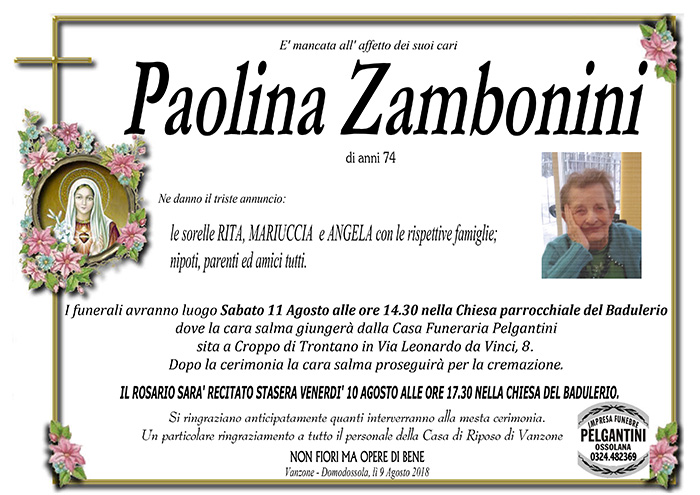 paolina zambonini