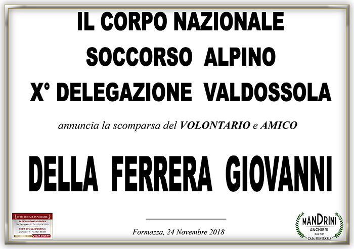partecipazione soccorso alpino della ferrera