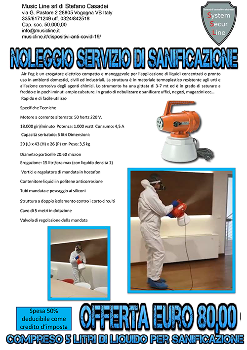 a sanificazione con nebulizzatore 1