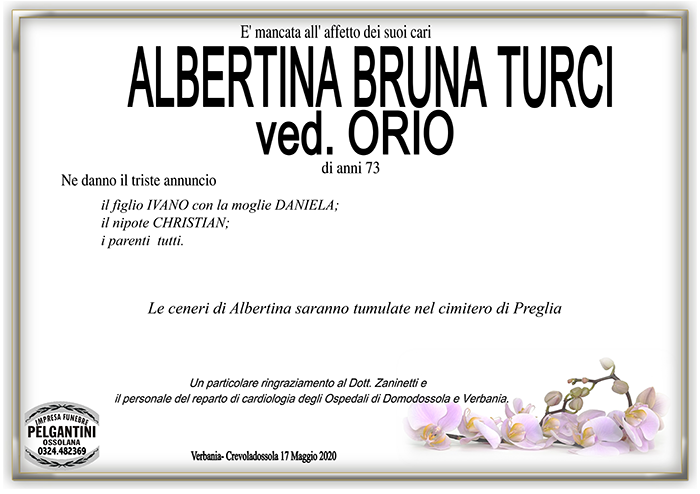 albertina turici in Iorio