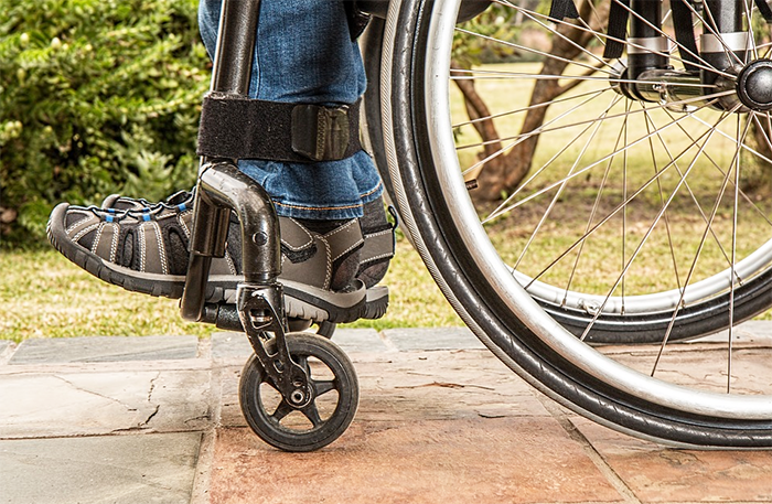 carrozzina disabile