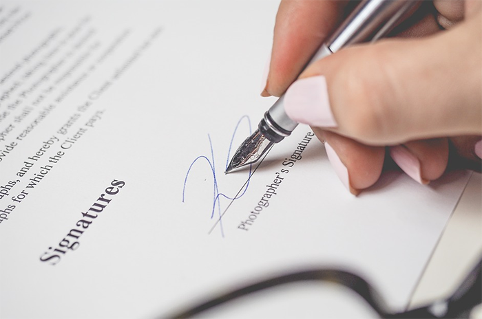 successione firma