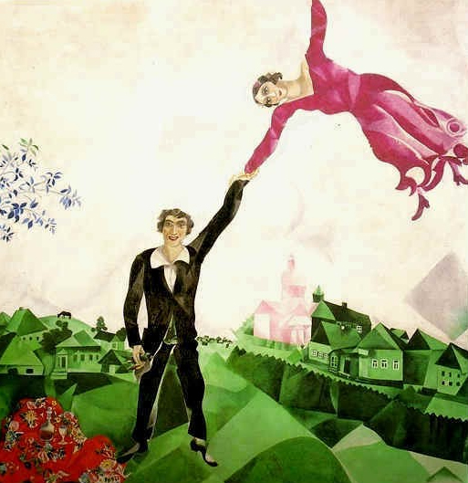 passeggiata quadro chagal