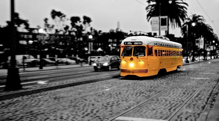 tram elettrico bn