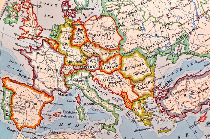 europa cartina